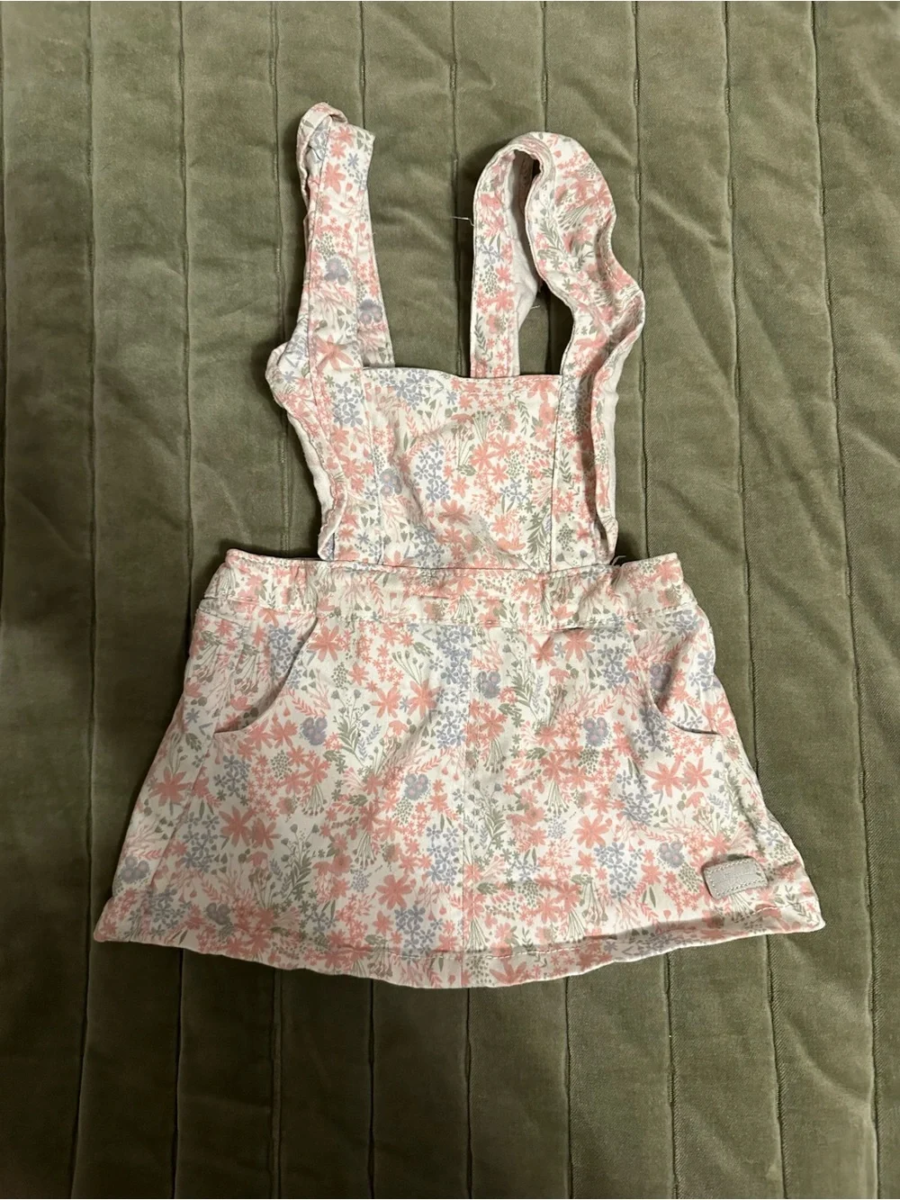 Lot of baby girl clothes, Zara Pink and White Striped Baby Dress, H&M and more.